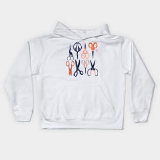 Scissors illustration Kids Hoodie